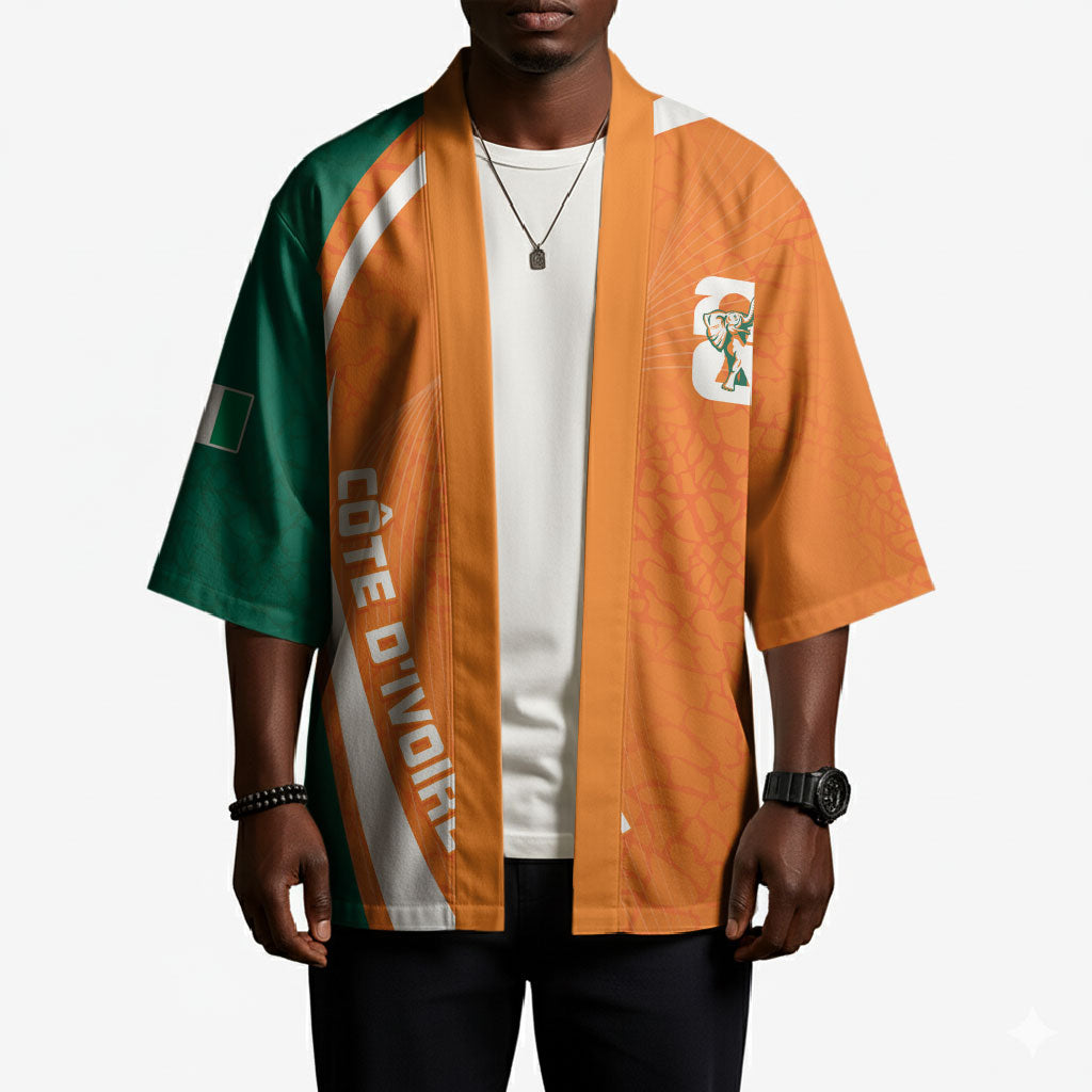 Cote d'Ivoire WC2026 Custom Kimono Making History - GO Elephants