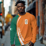 Cote d'Ivoire WC2026 Custom Long Sleeve Shirt Making History - GO Elephants