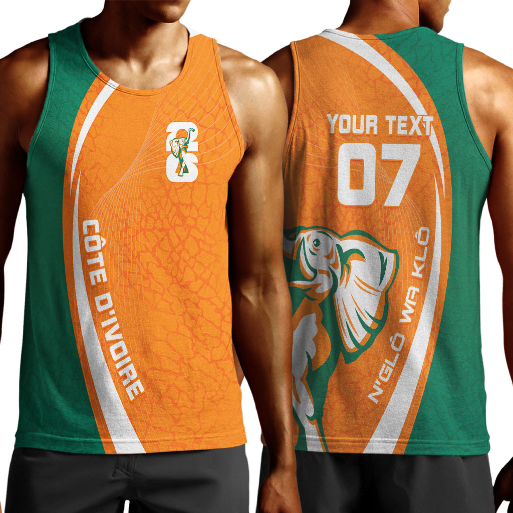 Cote d'Ivoire WC2026 Custom Men Tank Top Making History - GO Elephants