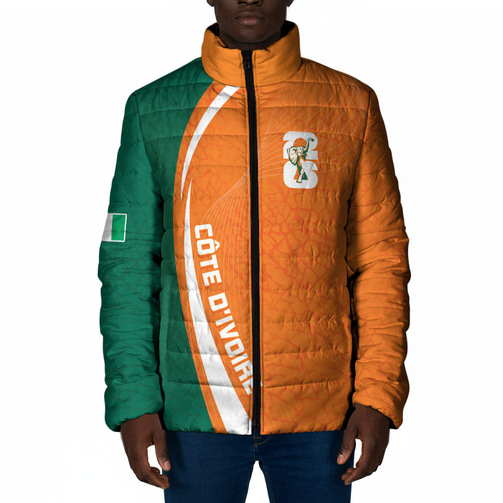 Cote d'Ivoire WC2026 Custom Padded Jacket Making History - GO Elephants