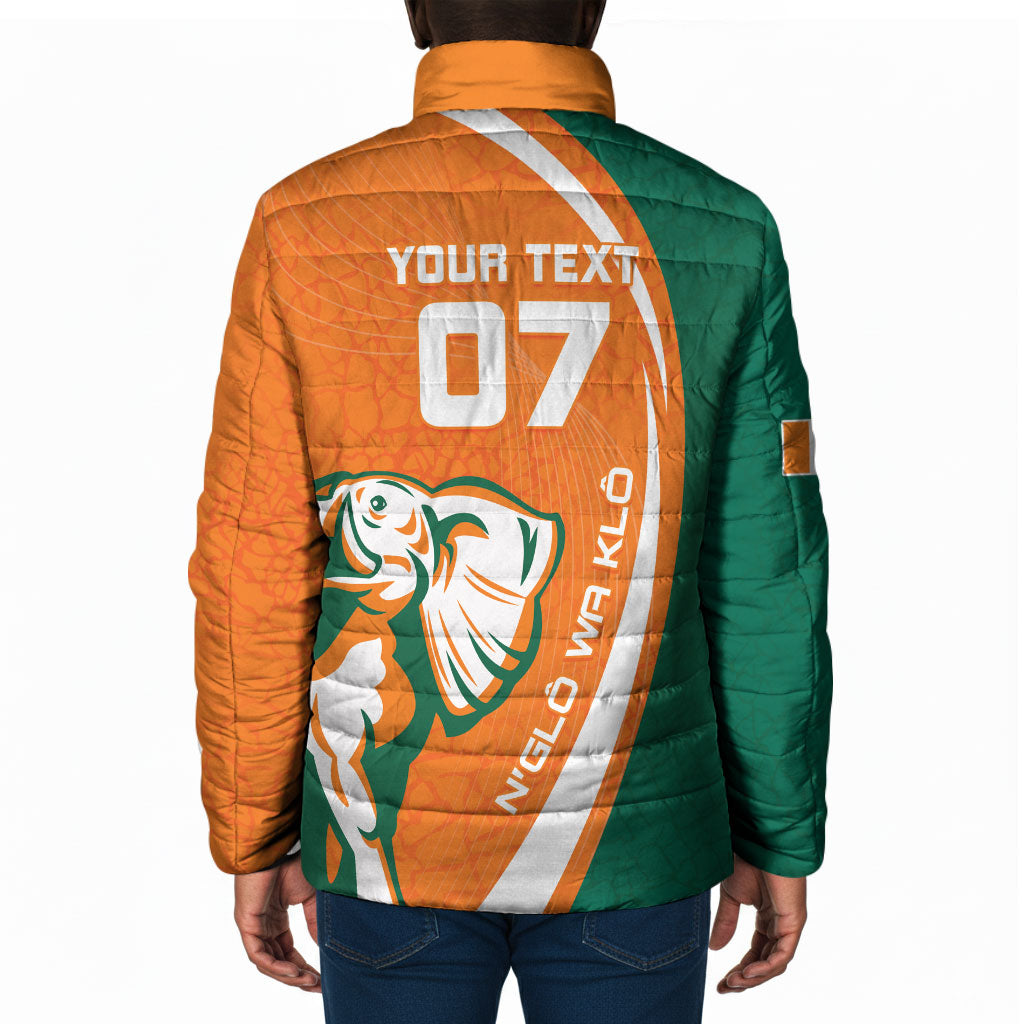 Cote d'Ivoire WC2026 Custom Padded Jacket Making History - GO Elephants