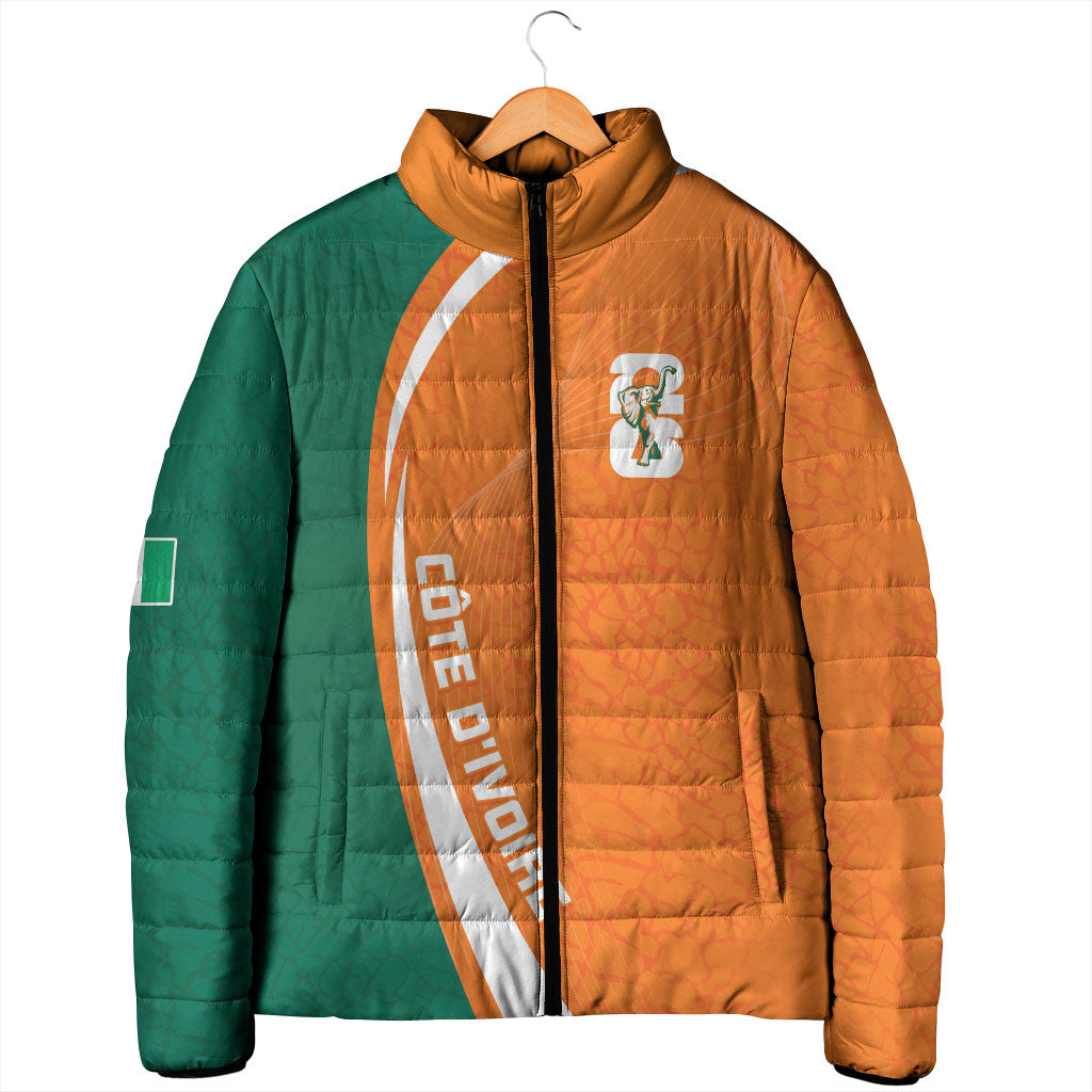 Cote d'Ivoire WC2026 Custom Padded Jacket Making History - GO Elephants