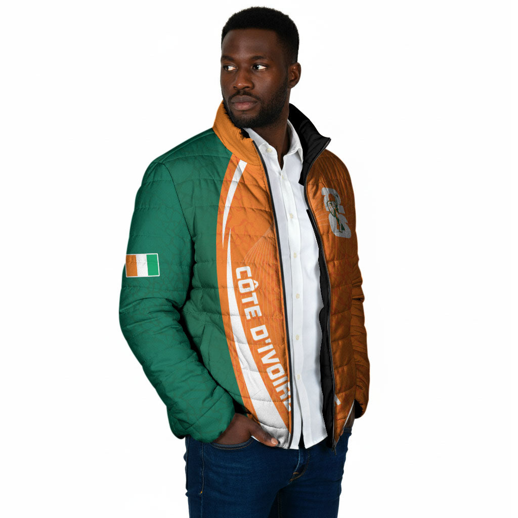 Cote d'Ivoire WC2026 Custom Padded Jacket Making History - GO Elephants