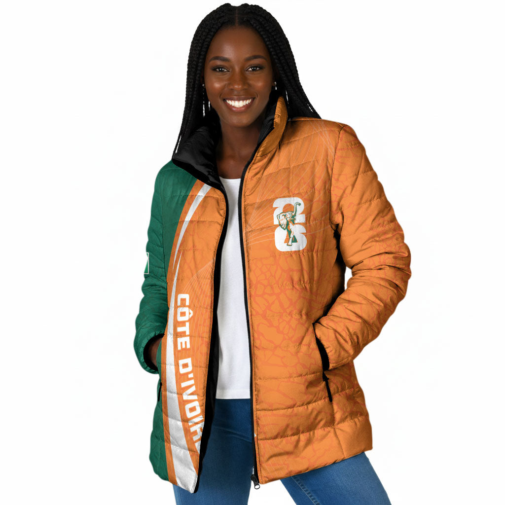 Cote d'Ivoire WC2026 Custom Padded Jacket Making History - GO Elephants