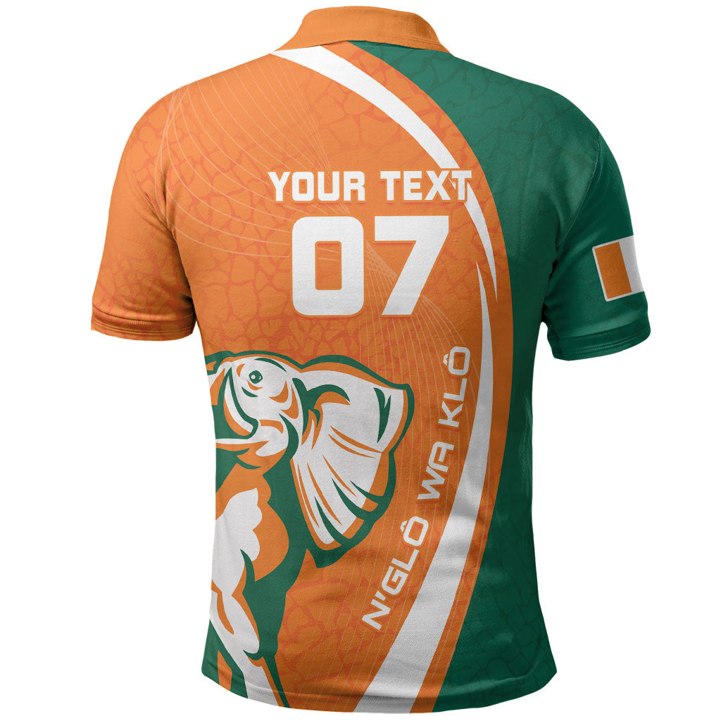 Cote d'Ivoire WC2026 Custom Polo Shirt Making History - GO Elephants