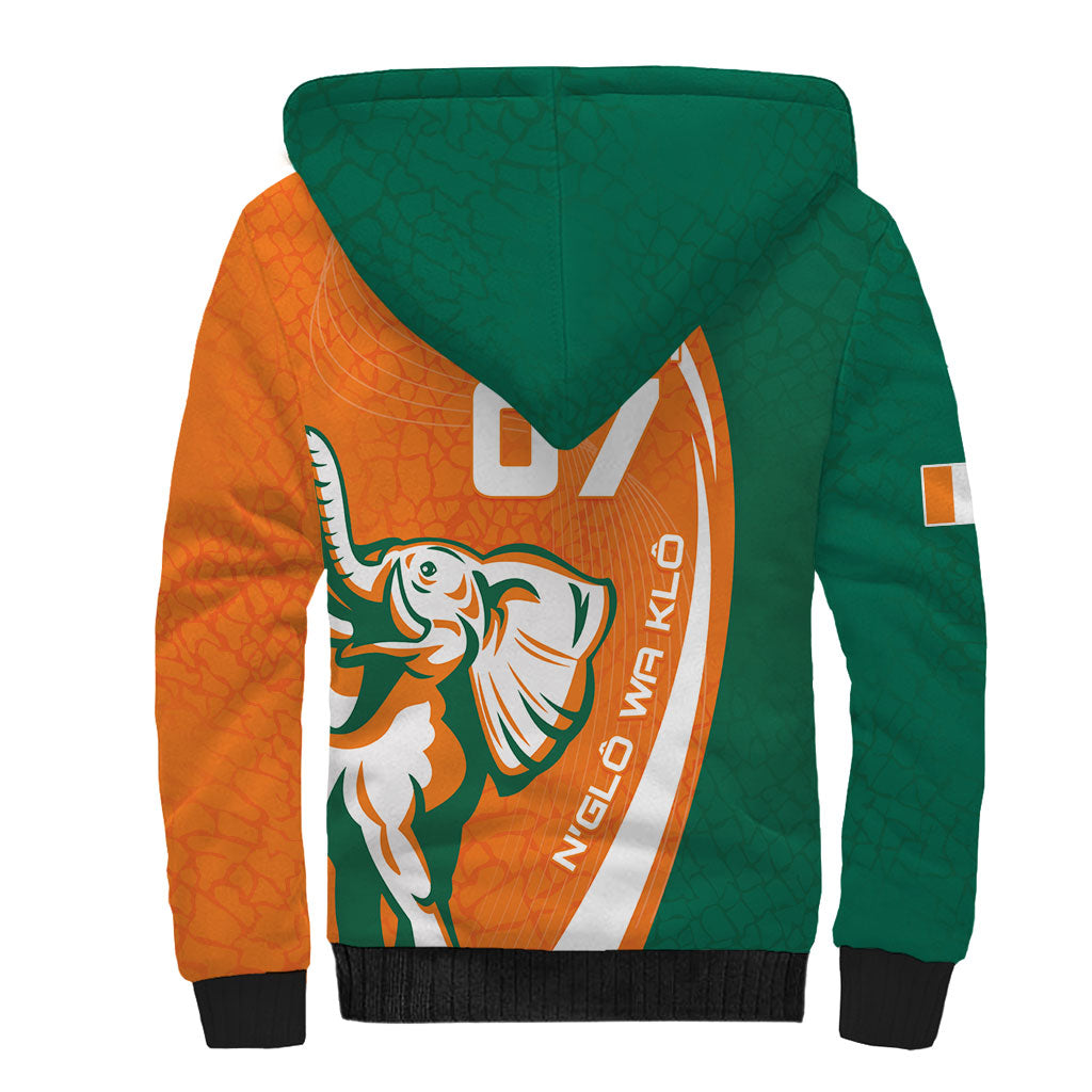 Cote d'Ivoire WC2026 Custom Sherpa Hoodie Making History - GO Elephants