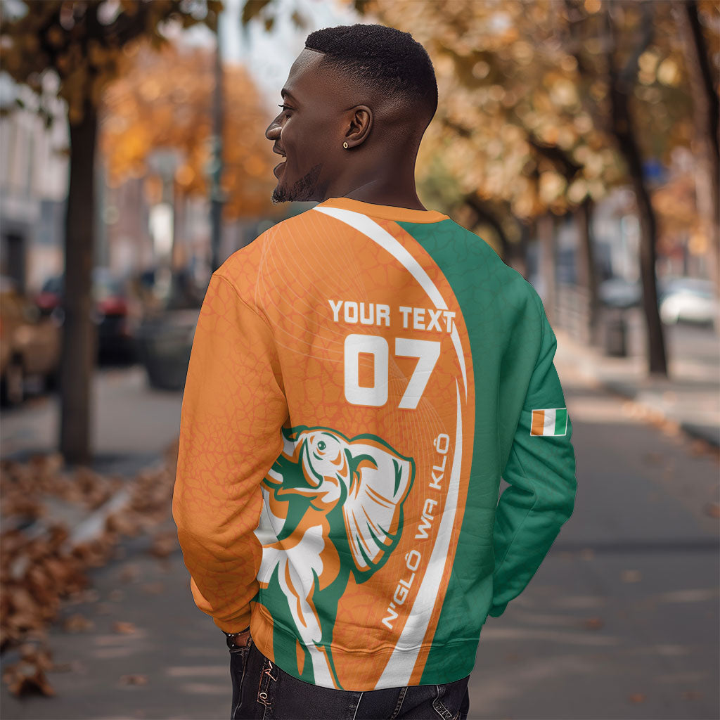 Cote d'Ivoire WC2026 Custom Sweatshirt Making History - GO Elephants