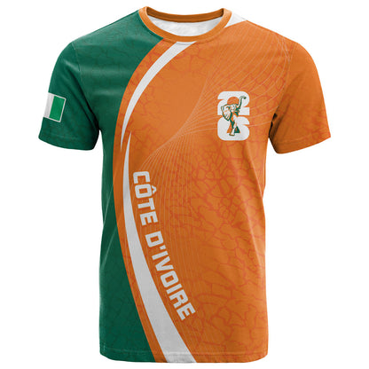 Cote d'Ivoire WC2026 Custom T shirt Making History - GO Elephants