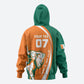 Cote d'Ivoire WC2026 Custom Zip Hoodie Making History - GO Elephants