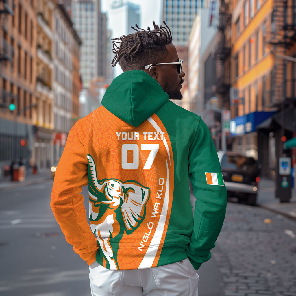 Cote d'Ivoire WC2026 Custom Zip Hoodie Making History - GO Elephants