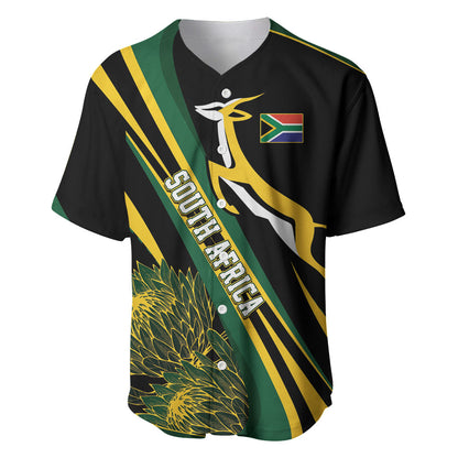 South Africa Bokke Modern Simple Motifs Baseball Jersey
