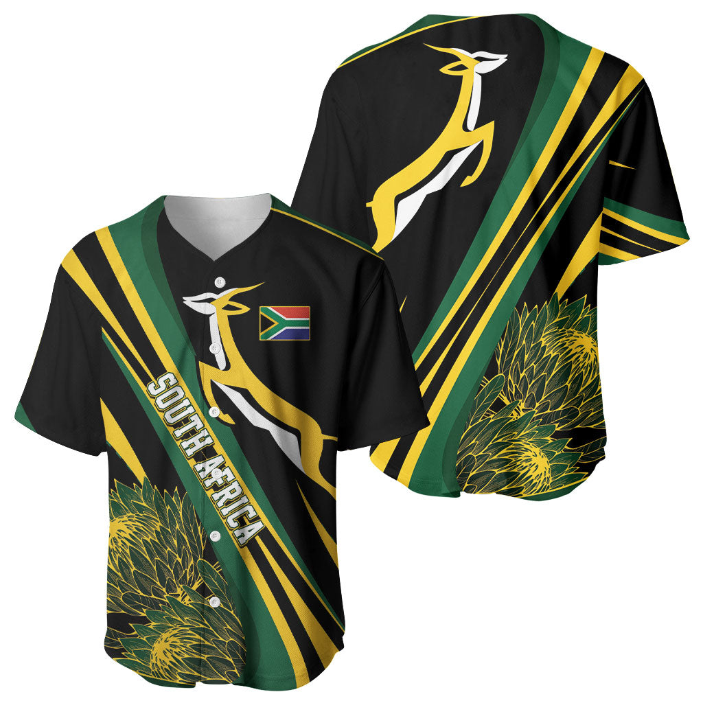 South Africa Bokke Modern Simple Motifs Baseball Jersey