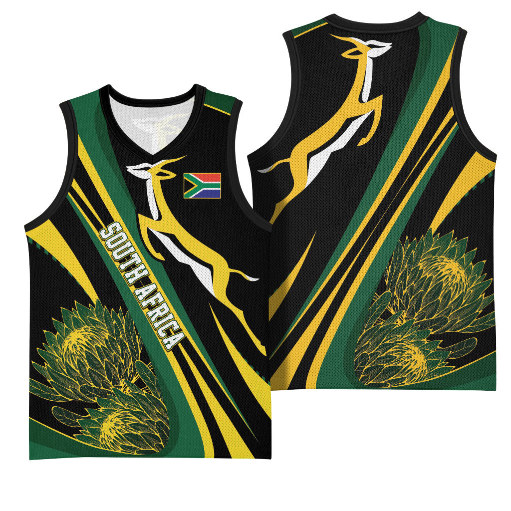 South Africa Bokke Modern Simple Motifs Basketball Jersey