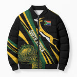 South Africa Bokke Modern Simple Motifs Bomber Puffer Jacket