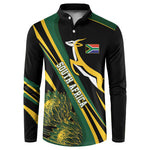 South Africa Bokke Modern Simple Motifs Button Sweatshirt