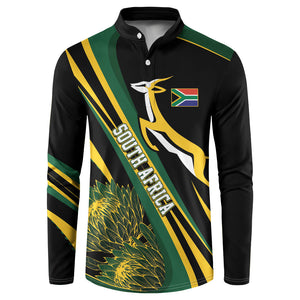 South Africa Bokke Modern Simple Motifs Button Sweatshirt