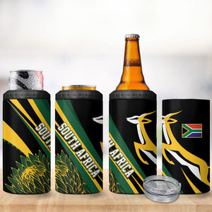 South Africa Bokke Modern Simple Motifs 4 in 1 Can Cooler Tumbler