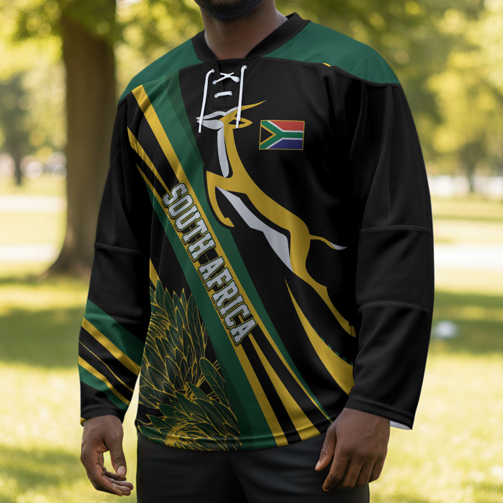 South Africa Bokke Modern Simple Motifs Hockey Jersey