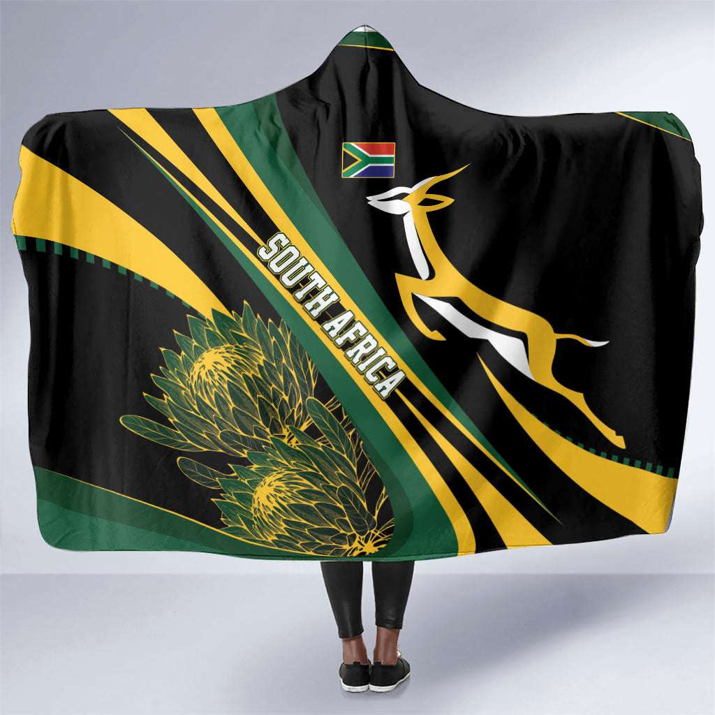 South Africa Bokke Modern Simple Motifs Hooded Blanket