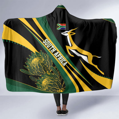 South Africa Bokke Modern Simple Motifs Hooded Blanket
