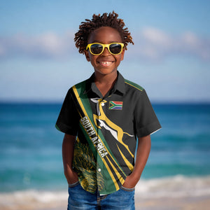 South Africa Bokke Modern Simple Motifs Kid Hawaiian Shirt