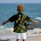 South Africa Bokke Modern Simple Motifs Kid Hawaiian Shirt