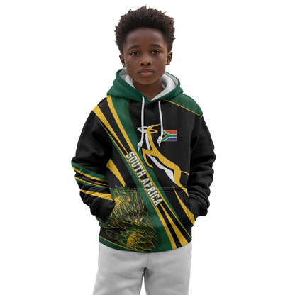 South Africa Bokke Modern Simple Motifs Kid Hoodie