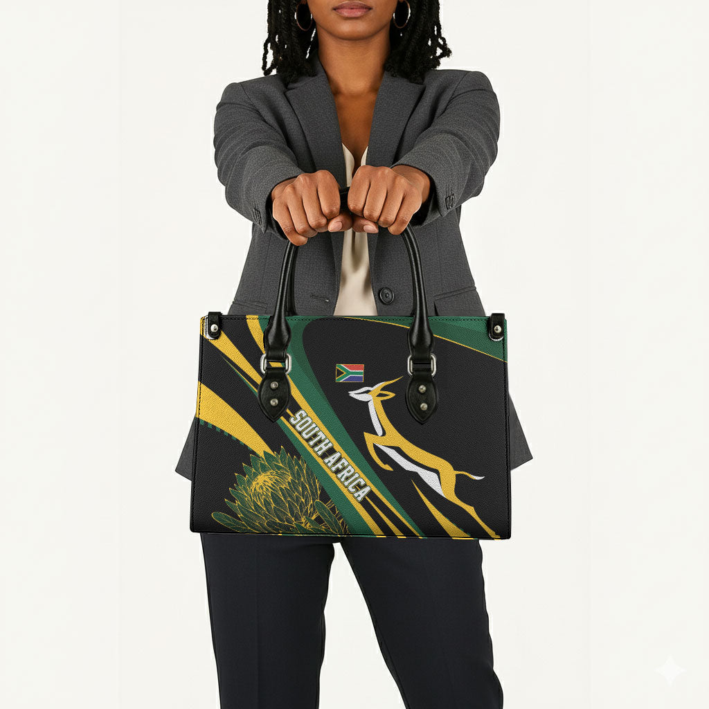 South Africa Bokke Modern Simple Motifs Leather Bag