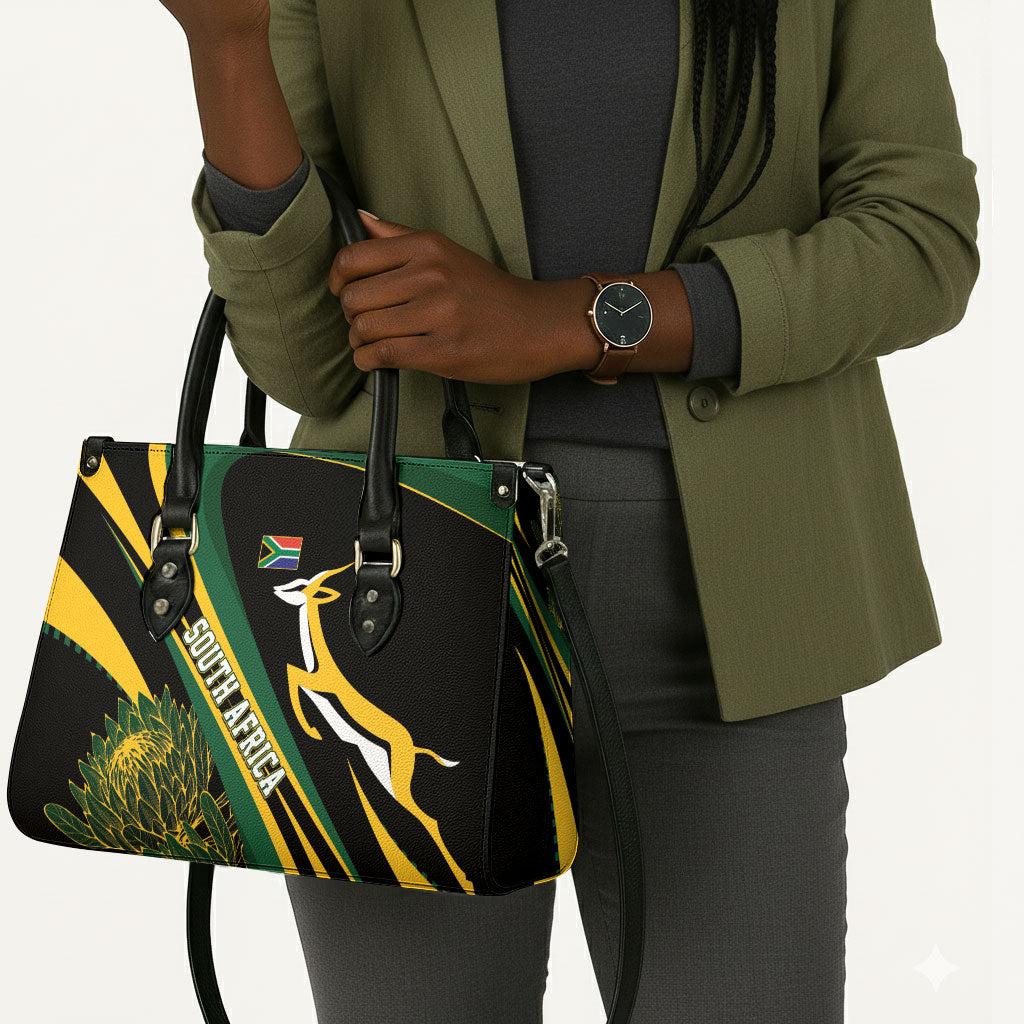 South Africa Bokke Modern Simple Motifs Leather Bag