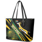 South Africa Bokke Modern Simple Motifs Leather Tote Bag