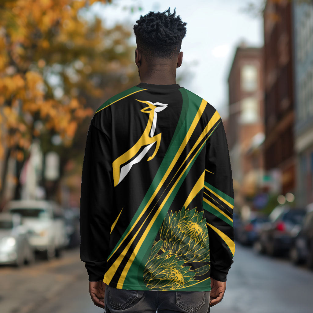 South Africa Bokke Modern Simple Motifs Long Sleeve Shirt