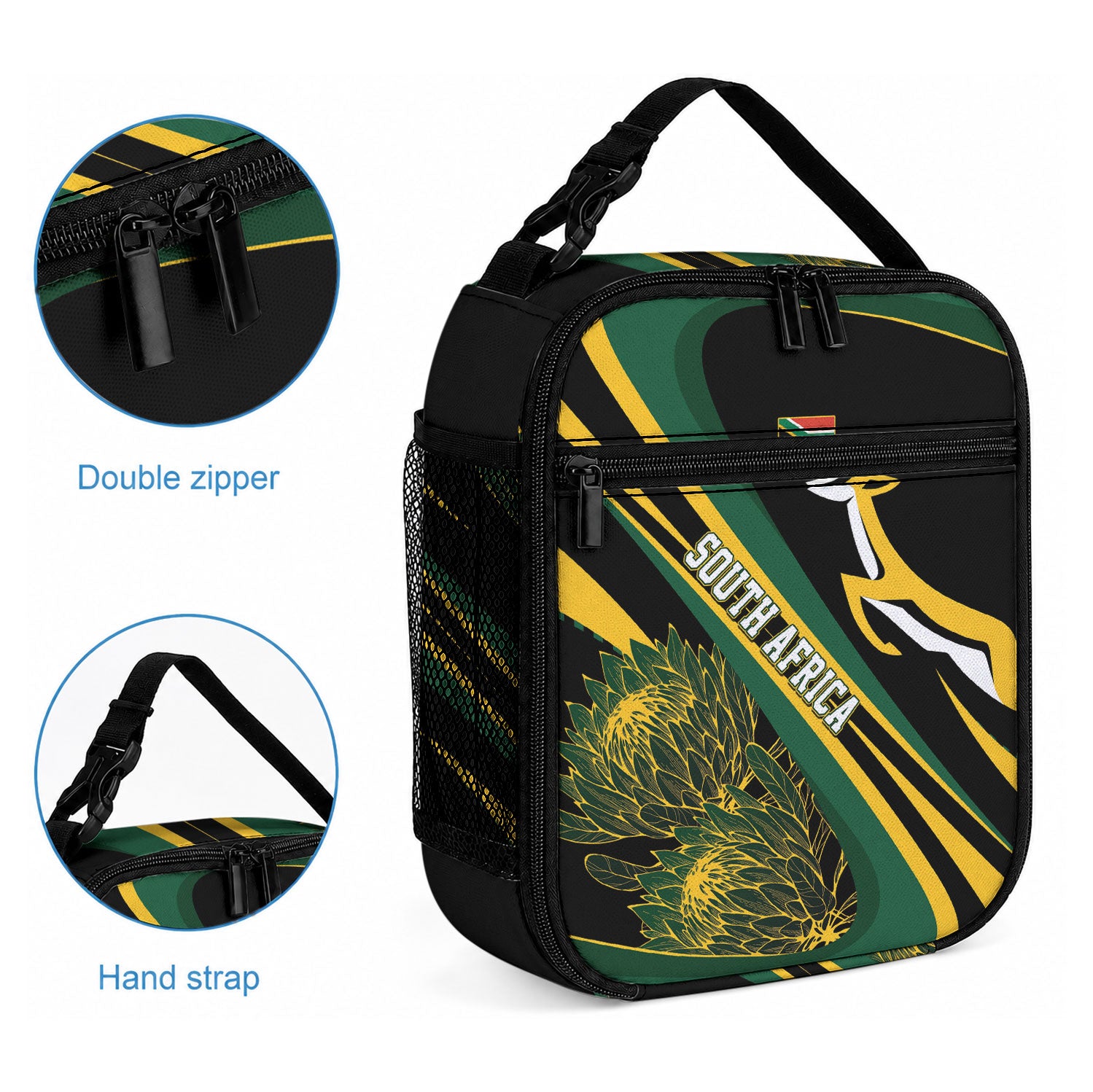 South Africa Bokke Modern Simple Motifs Lunch Bag