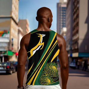 South Africa Bokke Modern Simple Motifs Men Tank Top