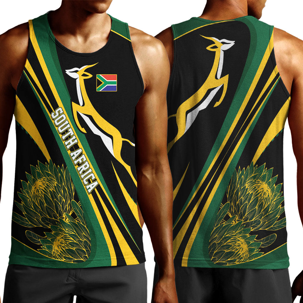 South Africa Bokke Modern Simple Motifs Men Tank Top