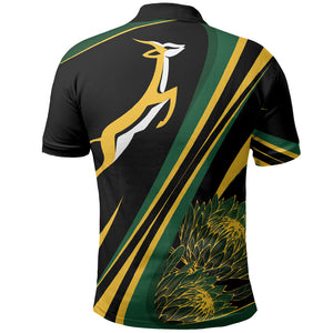 South Africa Bokke Modern Simple Motifs Polo Shirt