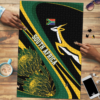 South Africa Bokke Modern Simple Motifs Puzzle