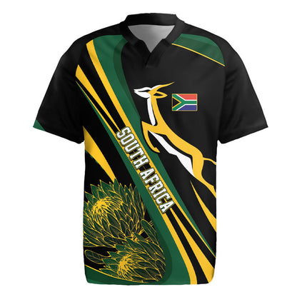 South Africa Bokke Modern Simple Motifs Rugby Jersey