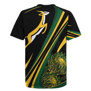 South Africa Bokke Modern Simple Motifs Rugby Jersey