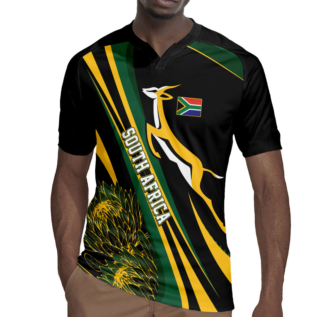 South Africa Bokke Modern Simple Motifs Rugby Jersey