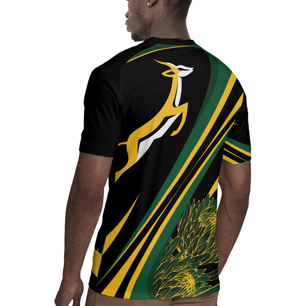 South Africa Bokke Modern Simple Motifs Rugby Jersey