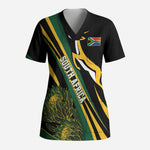 South Africa Bokke Modern Simple Motifs Scrub Top