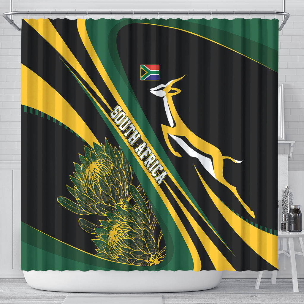 South Africa Bokke Modern Simple Motifs Shower Curtain