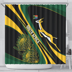 South Africa Bokke Modern Simple Motifs Shower Curtain