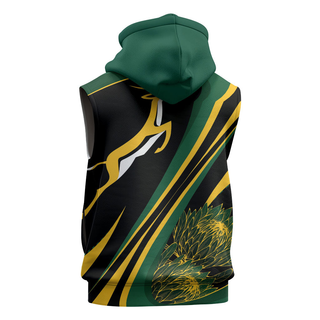 South Africa Bokke Modern Simple Motifs Sleeveless Hoodie