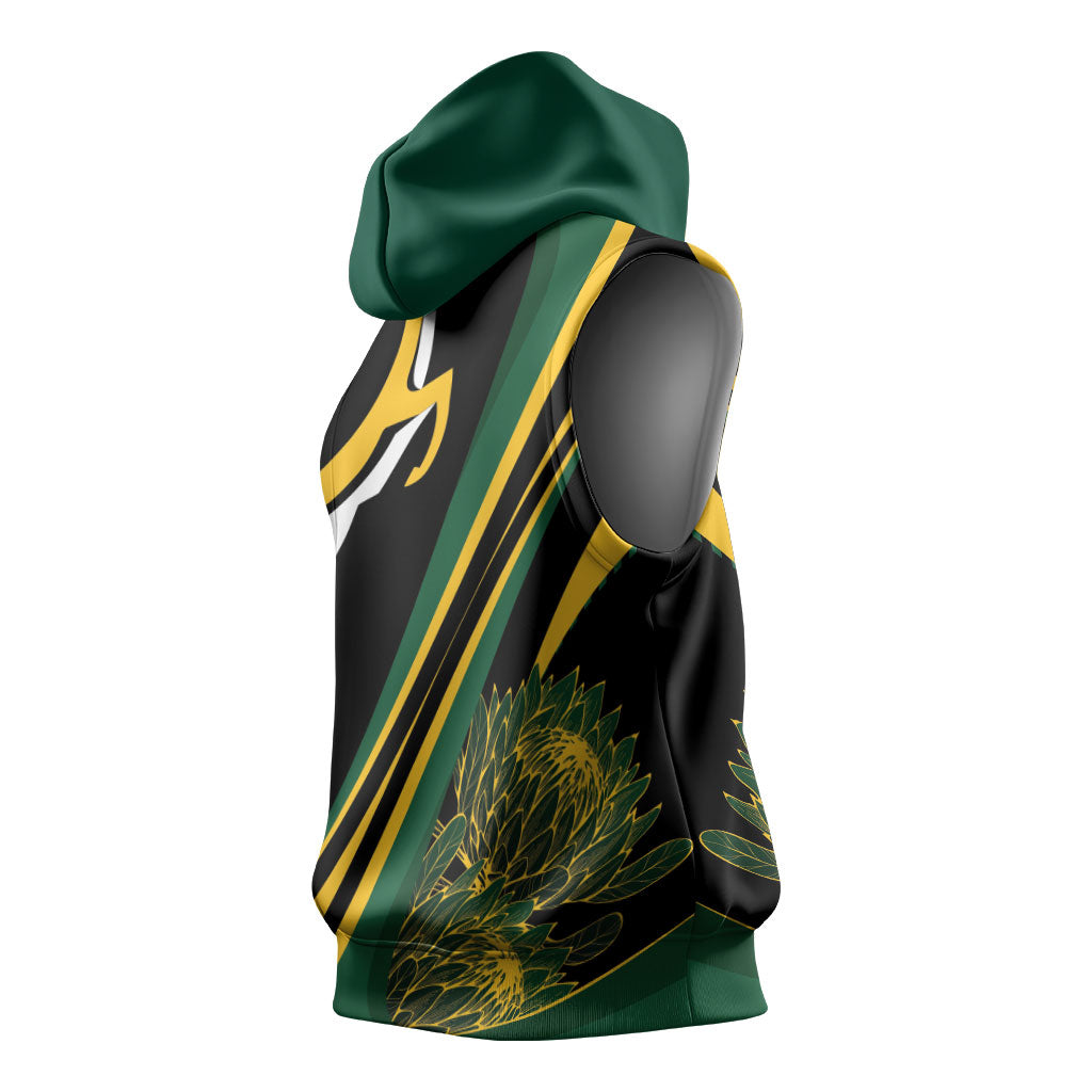 South Africa Bokke Modern Simple Motifs Sleeveless Hoodie