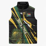 South Africa Bokke Modern Simple Motifs Sleeveless Puffer Jacket