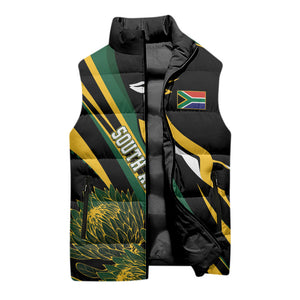 South Africa Bokke Modern Simple Motifs Sleeveless Puffer Jacket