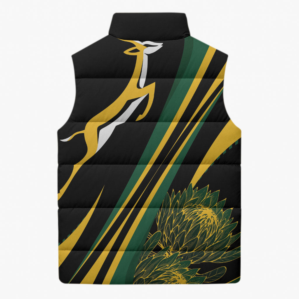 South Africa Bokke Modern Simple Motifs Sleeveless Puffer Jacket