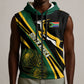 South Africa Bokke Modern Simple Motifs Sleeveless Zip Hoodie