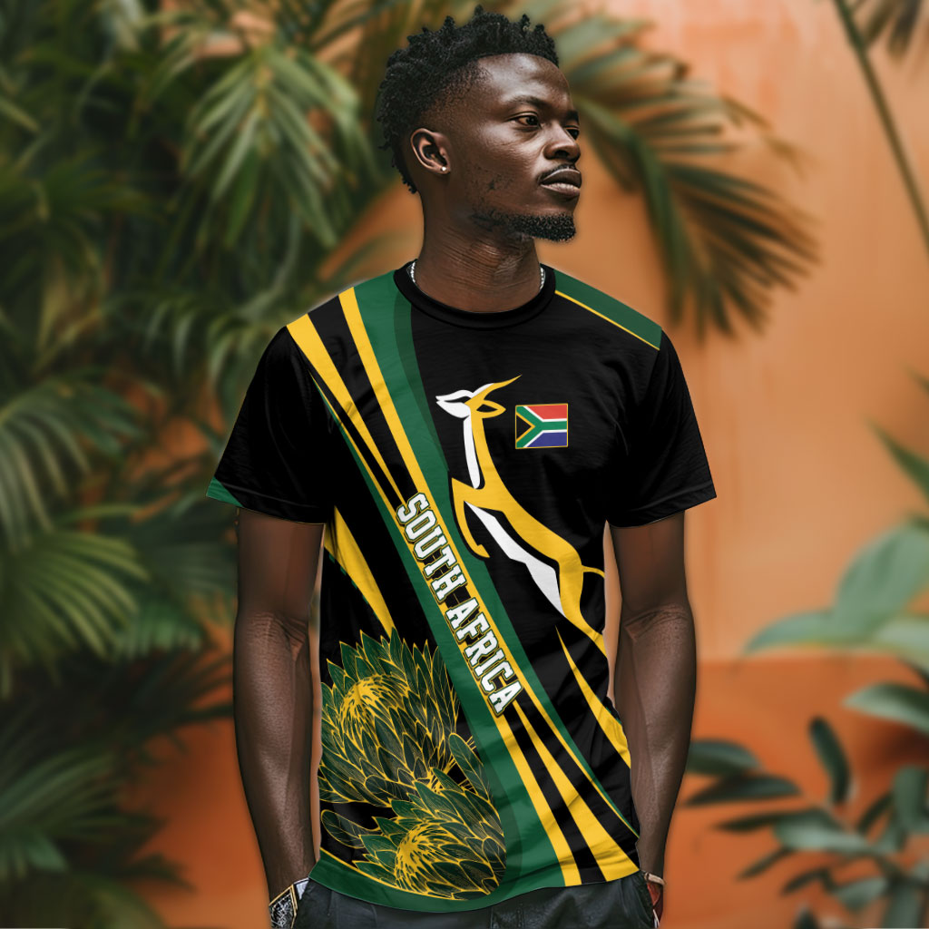 South Africa Bokke Modern Simple Motifs T shirt